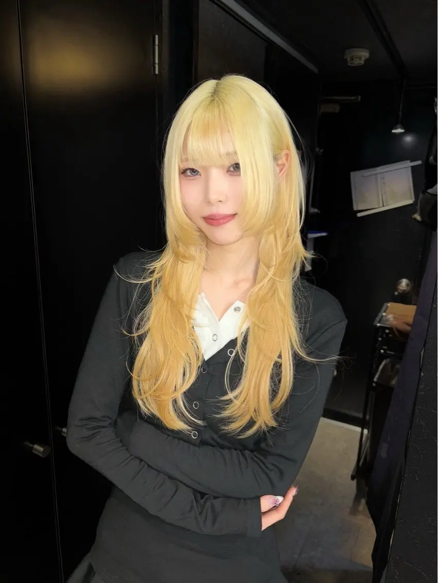 【🕰当日限定🕰】ダブルカラー(全頭ブリーチ＋カラー)＋トリートメントの写真