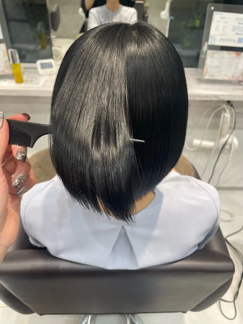 縮毛矯正+うる艶トリートメントの写真
