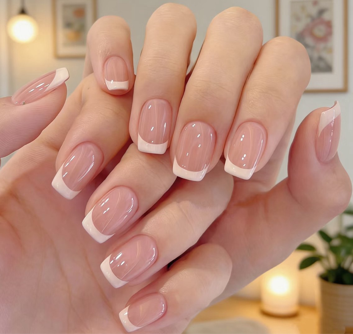フレンチネイル💅✨【初回ソフトジェルオフ無料】その他オプション練習モデルの写真