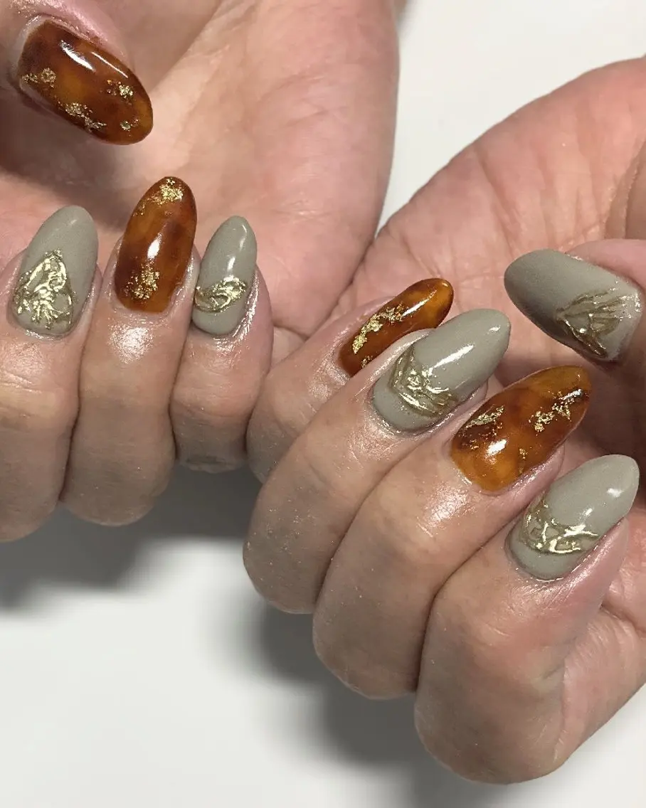 ネイル ゴールド 持ち込み Nail&Care LUMET【ルメ】のネイルデザイン