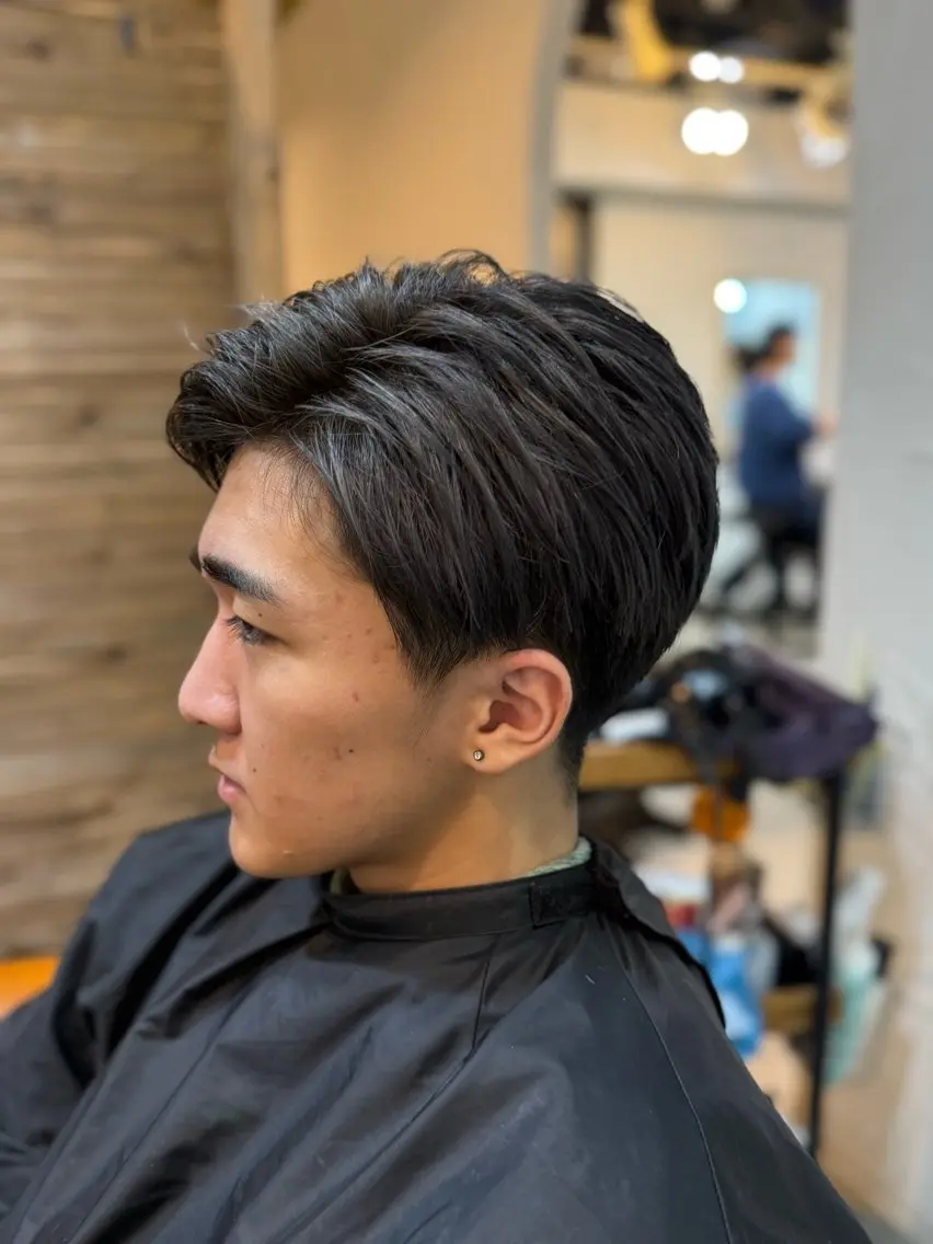 目力アップ！メンズまつ毛パーマ付きヘアカット💇の写真