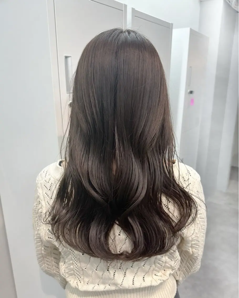 カラー レディースパーマ モデル募集RIKOのヘアスタイル