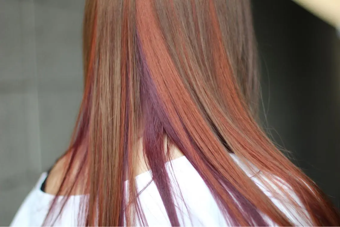 ロング カラー ダブルカラー インナーカラー CoCooN minamiのヘアスタイル
