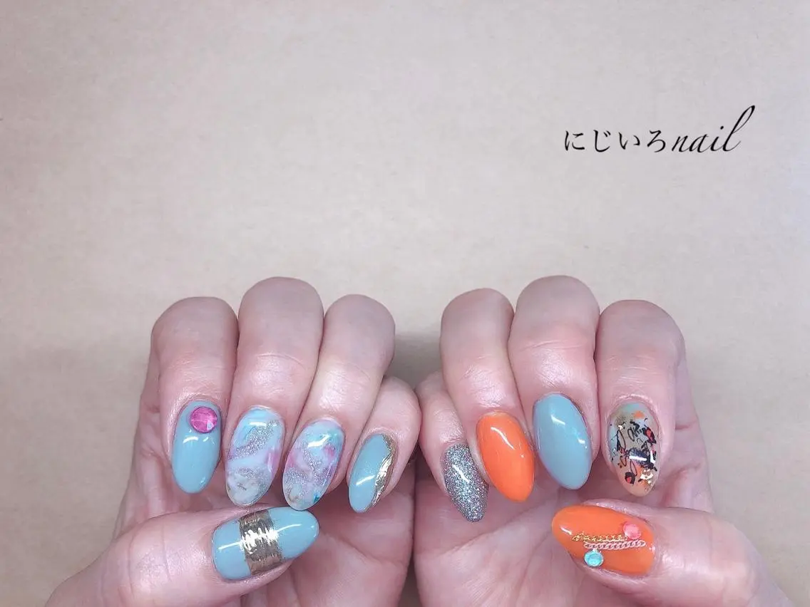 ネイル にじいろ nailのネイルデザイン