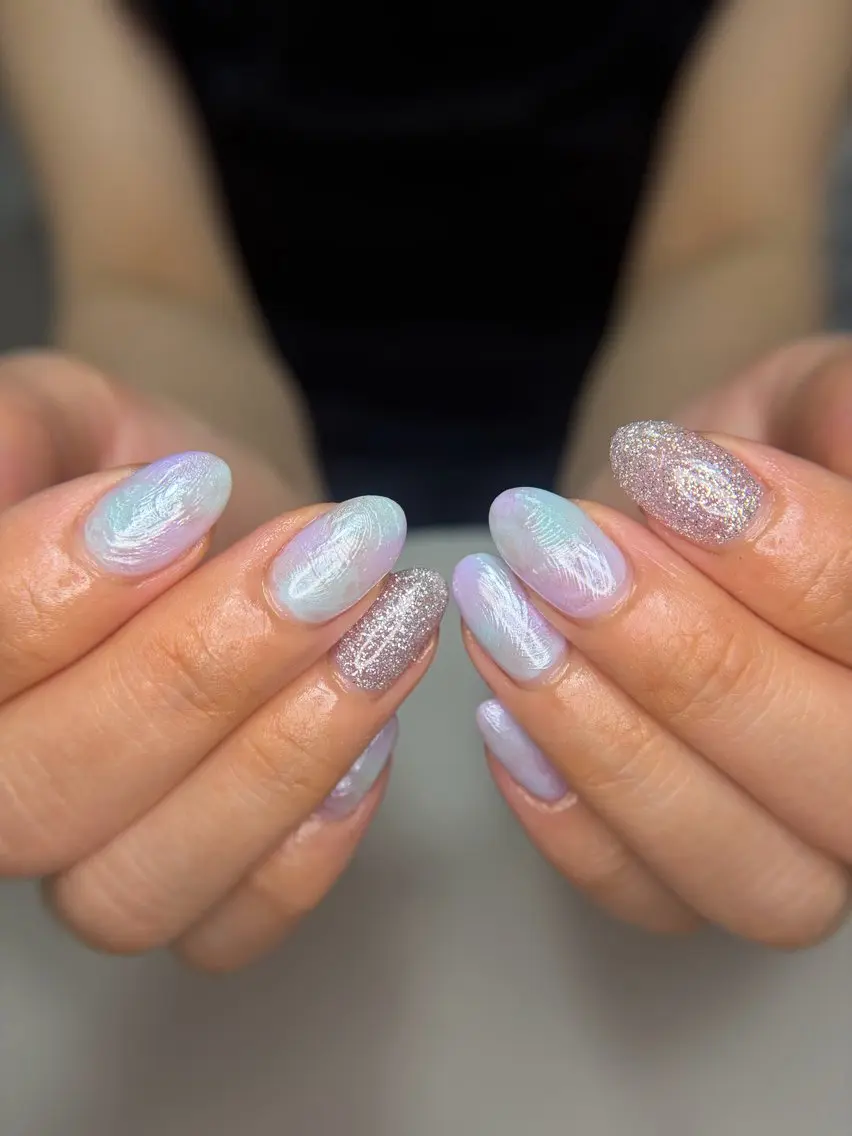 ネイル ニュアンスネイル ハンドネイル 【Éclore】 hinanoのネイルデザイン
