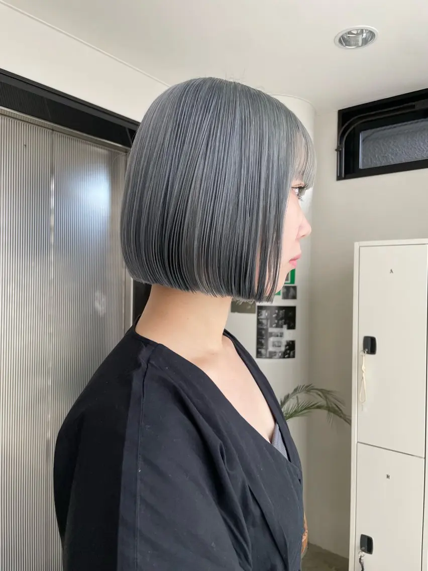 ショート カラー ハイトーンカラー ボブ カット ヘアカラー 🔥ボブ/レイヤー/ shingoのヘアスタイル