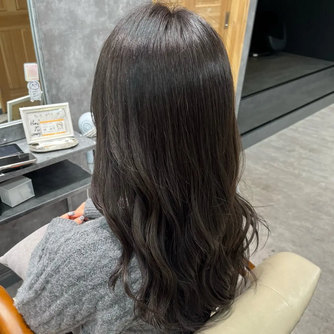 ロング カラー 勝 瑞貴のヘアスタイル
