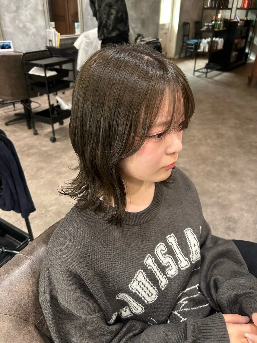 ミディアム カラー kaho/ 透明感カラー🫧のヘアスタイル
