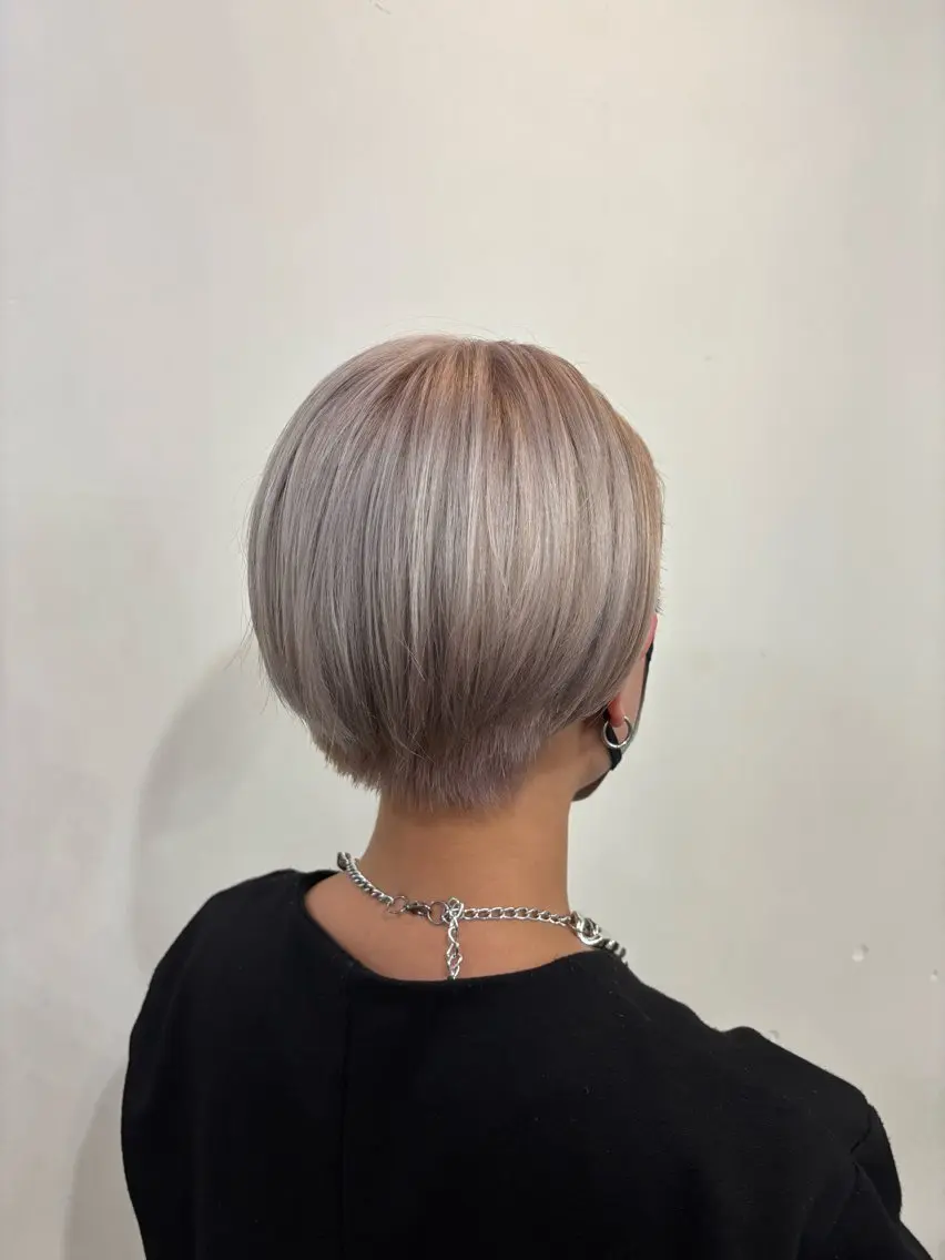 ショート カラー ヘアカラー トリートメント SHO 👻原宿 /艶カラーのヘアスタイル