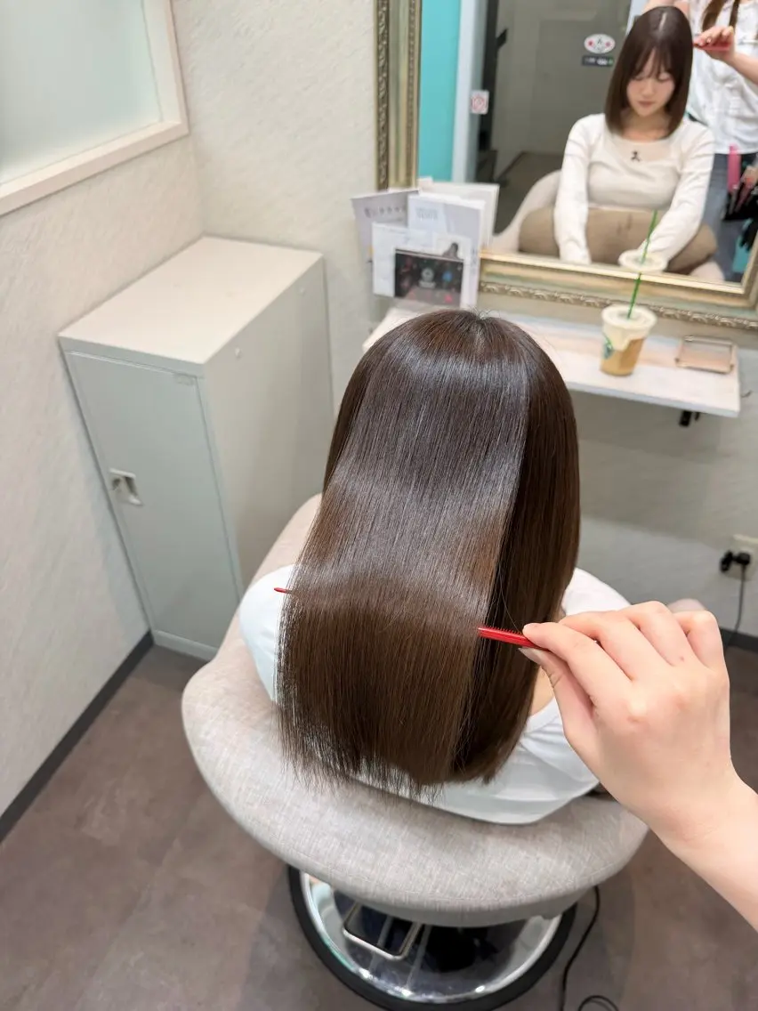 セミロング トリートメント ヘッドスパ ヘアセット 髪質改善/カラー/ 新宿/さやかのヘアスタイル