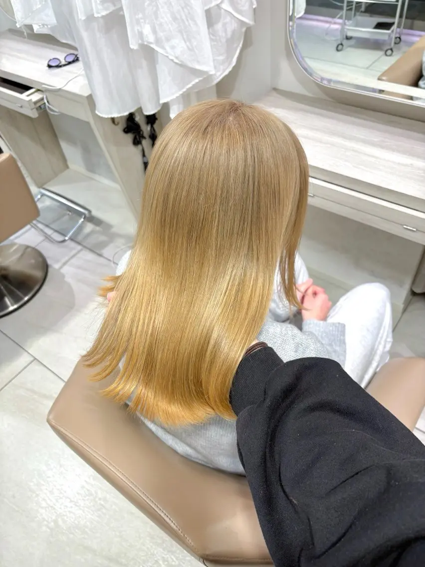 ミディアム ヘアカラー 【似合わせボブ】 ／ おおの かい🫟のヘアスタイル