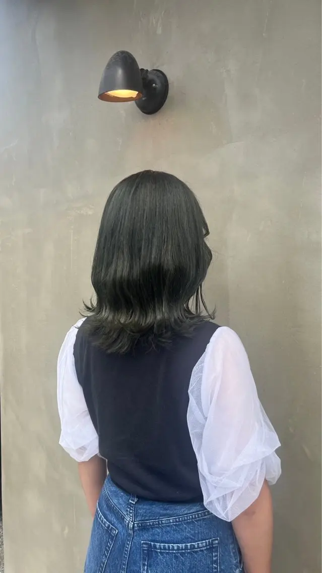 セミロング カラー ヘアカラー 🌼あんなtrend color🌼のヘアスタイル
