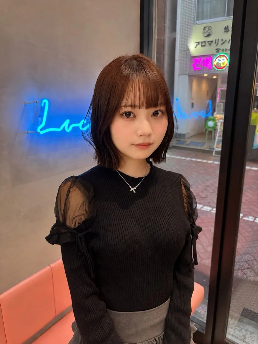ショート カット 縮毛矯正 トリートメント 🦋韓国風レイヤー/ 艶髪矯正🦋凛太郎のヘアスタイル