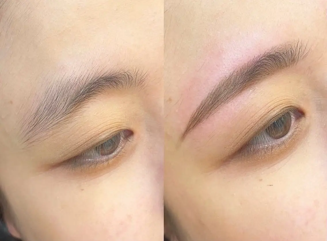 アイブロウ 𝒜𝑜𝒾𝓀𝑜 /透明感カラーのヘアスタイル