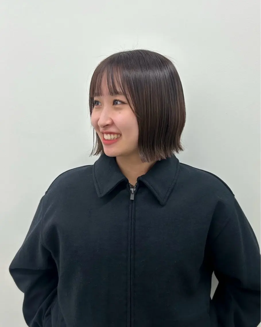 ショート カラー 透明感カラー トリートメント moeka/札幌/ 透明感カラーのヘアスタイル
