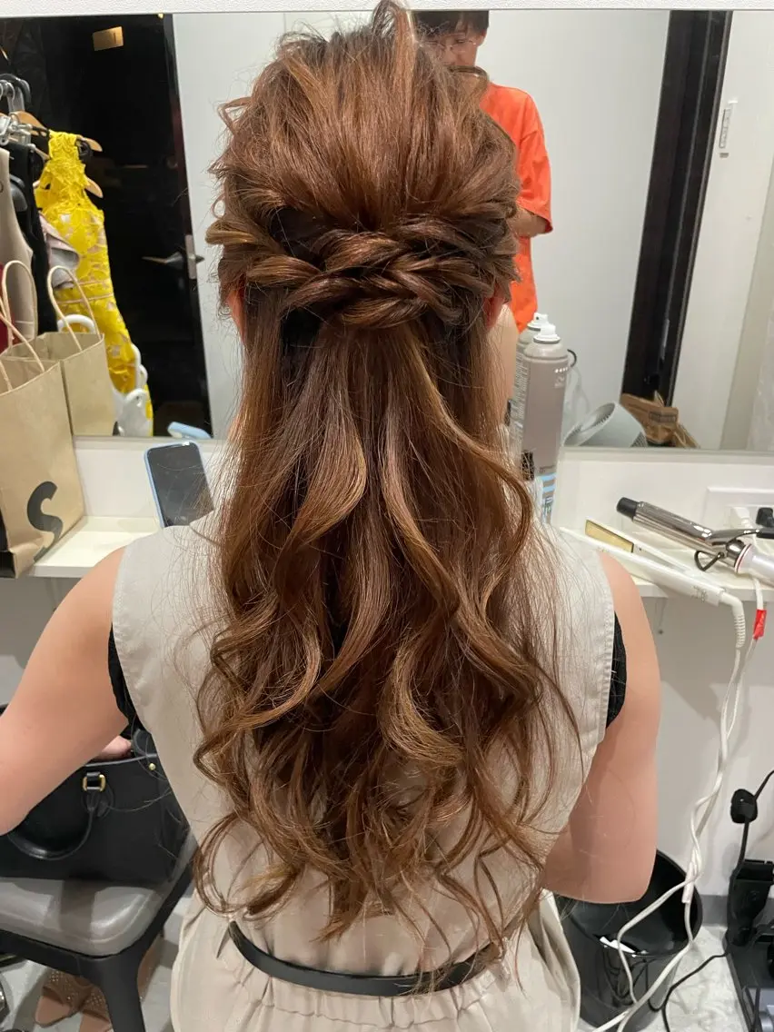 ヘアアレンジ ヘアセット 下林 雅明のヘアスタイル