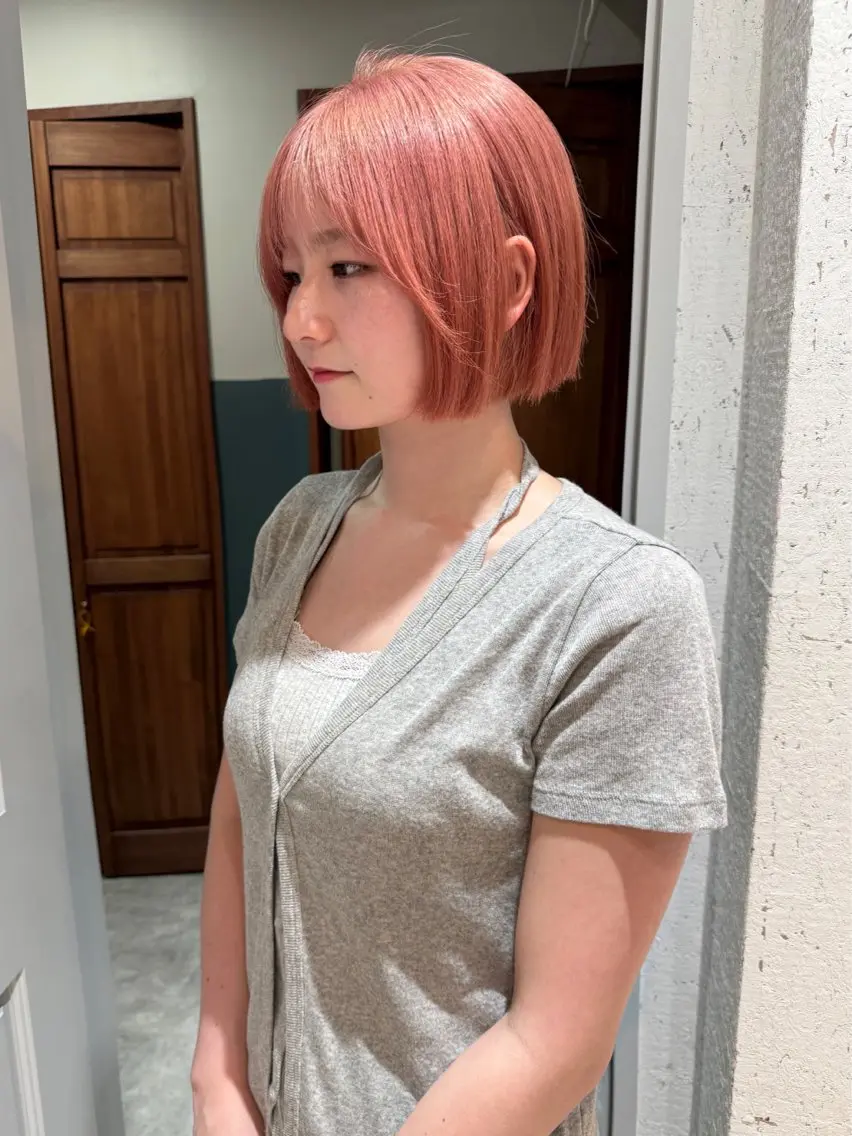 ショート カラー 似合わせカット カット ヘアカラー トリートメント mai / linoah˚✧のヘアスタイル