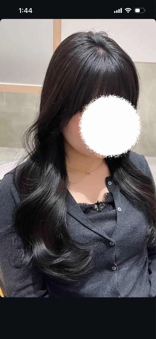 ロング カラー ヘアカラー トリートメント しみず さきのマツエク・マツパデザイン