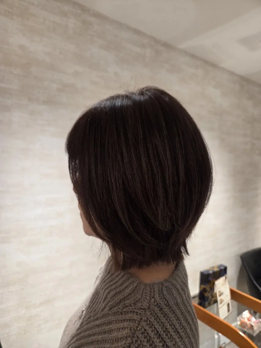 ショート ボブレイヤー ボブ レイヤーカット ✨似合わせカット✨ 小田　なつめのヘアスタイル