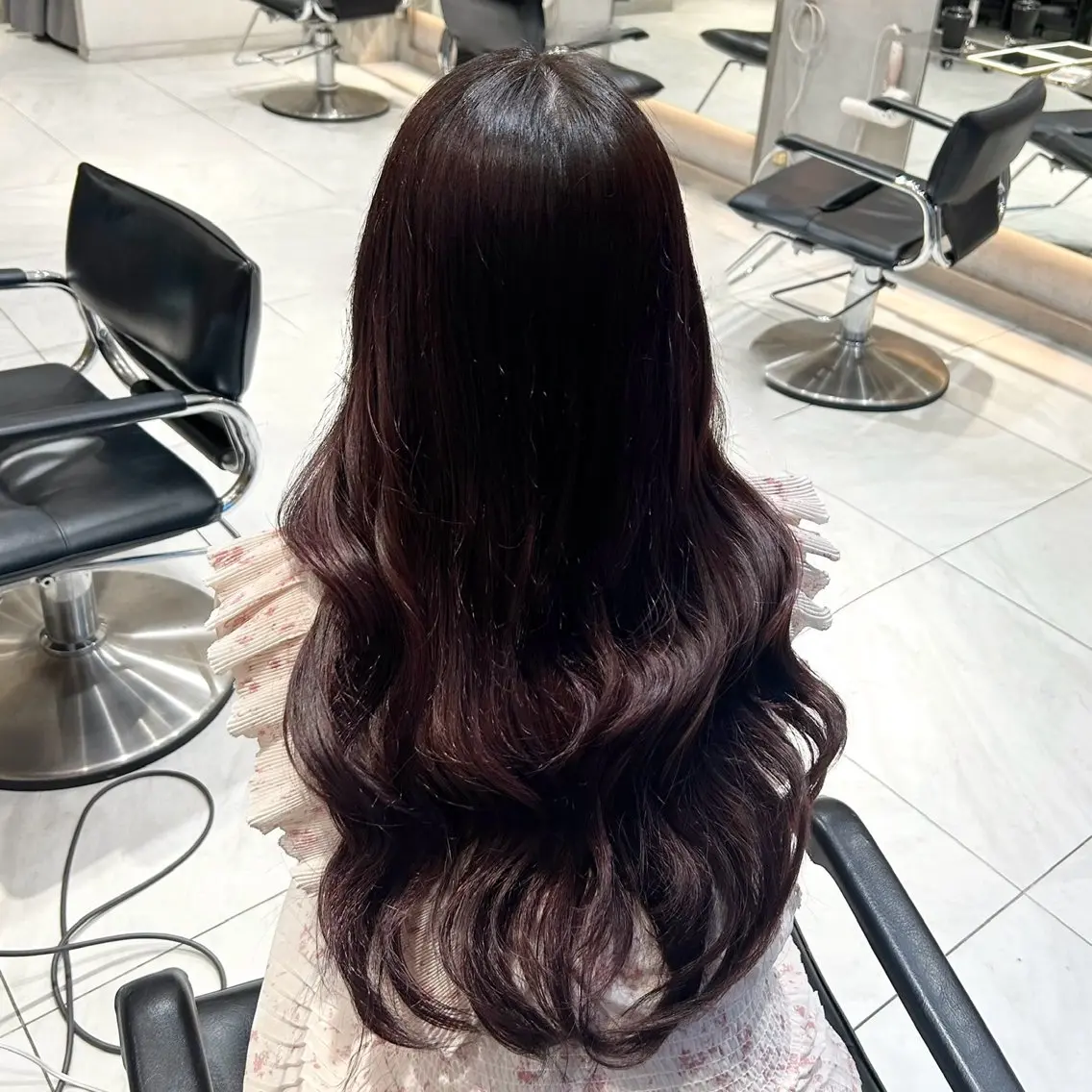 ロング ヘアカラー トリートメント 艶カラー /kokona🤍のヘアスタイル