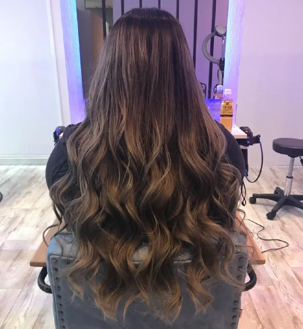 ロング カラー ヘアアレンジ 小林 伸行のヘアスタイル