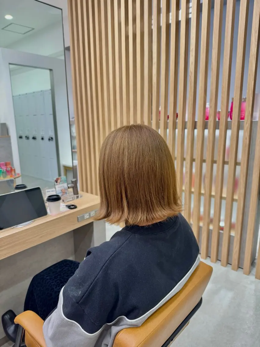 ミディアム カラー ブラウンカラー けー すけのヘアスタイル