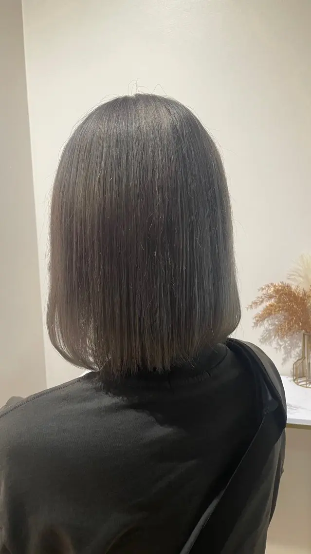 ミディアム カラー ★透明感カラー★ ayaka🌹のヘアスタイル