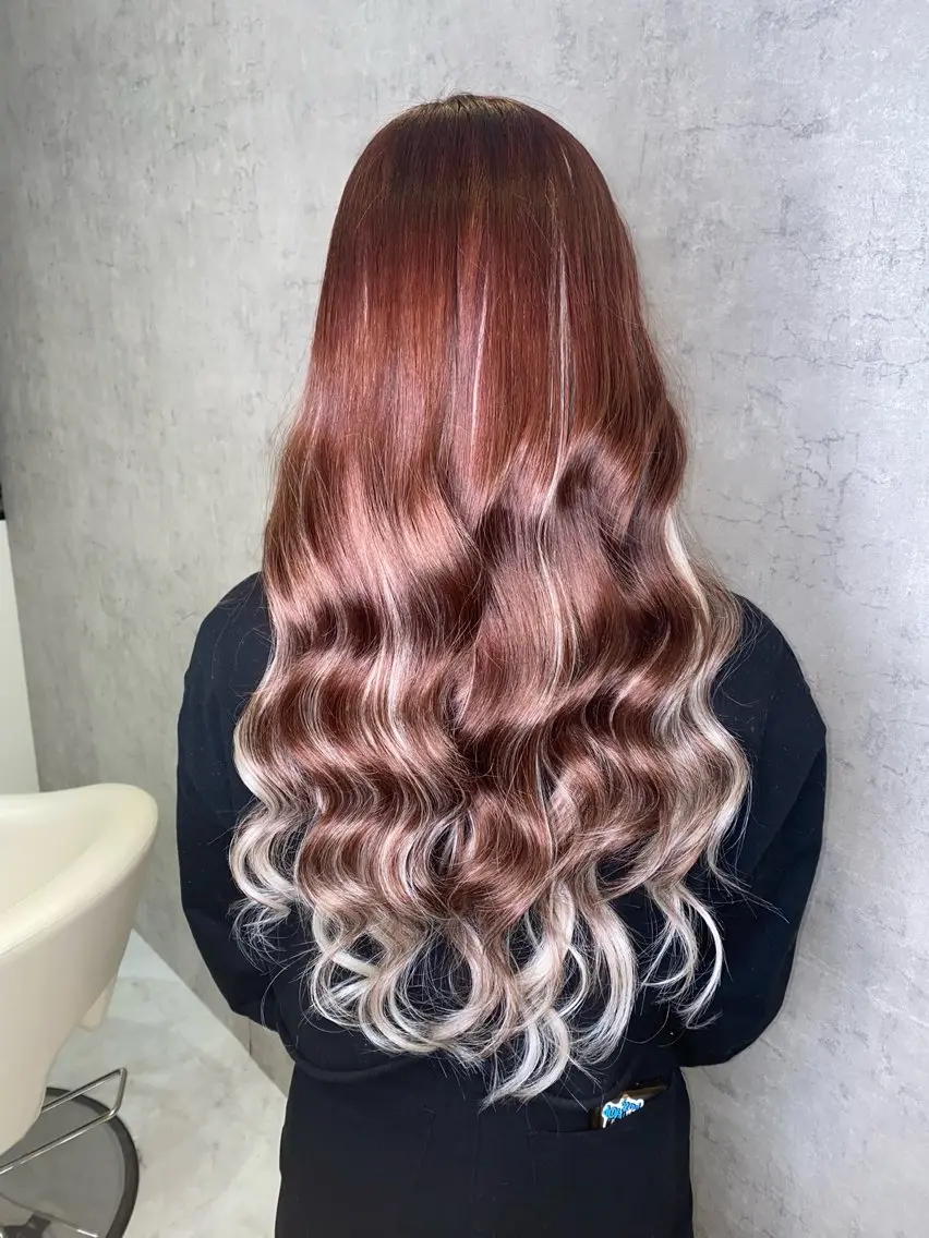 ロング シールエクステ エクステ エクステサロン GRIZZのヘアスタイル
