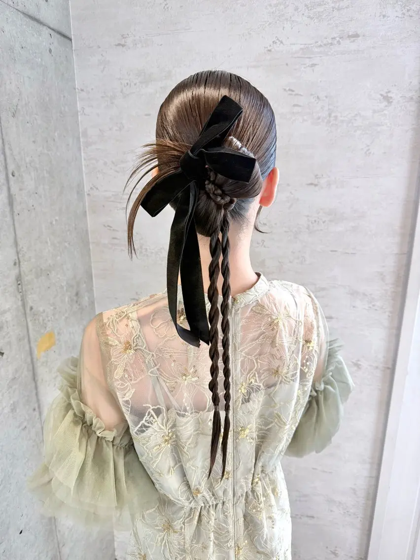 ヘアアレンジ ヘアセット 🎀ヘアセット/艶髪 /はやしほのか🎀のヘアスタイル