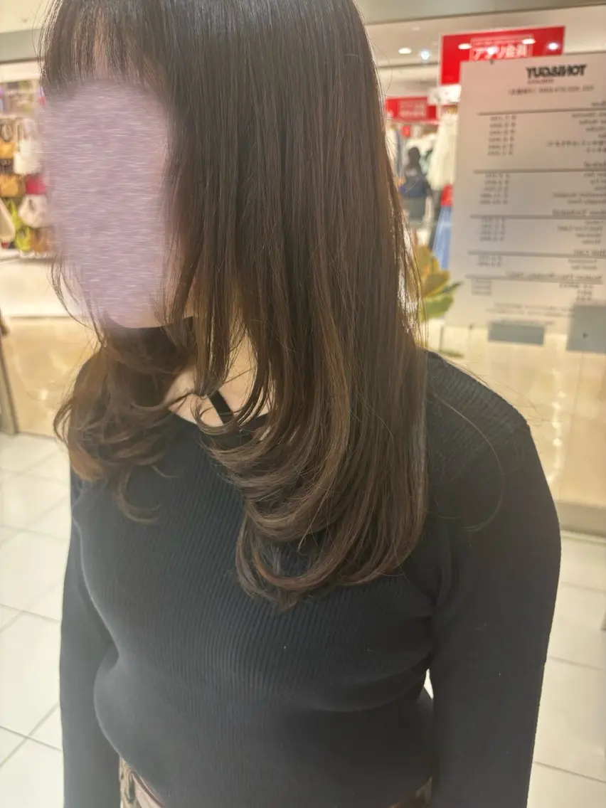 ロング レイヤーカット TONI&GUY速寿 勇希のヘアスタイル