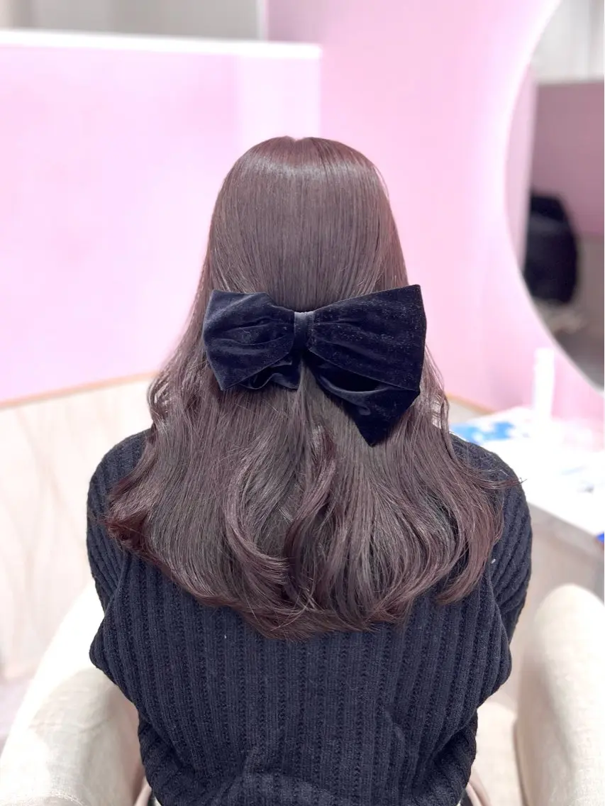 ロング カット ヘアカラー トリートメント 韓国/縮毛矯正/ カンタのヘアスタイル