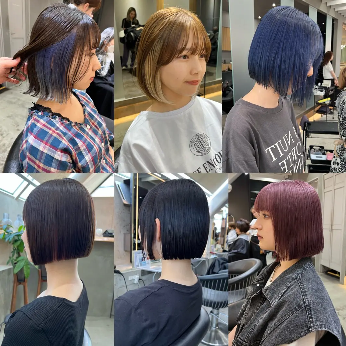 ミディアム カラー カット ヘアカラー トリートメント ヘアセット レイヤー&カラー 人気美容師倉崎涼のヘアスタイル