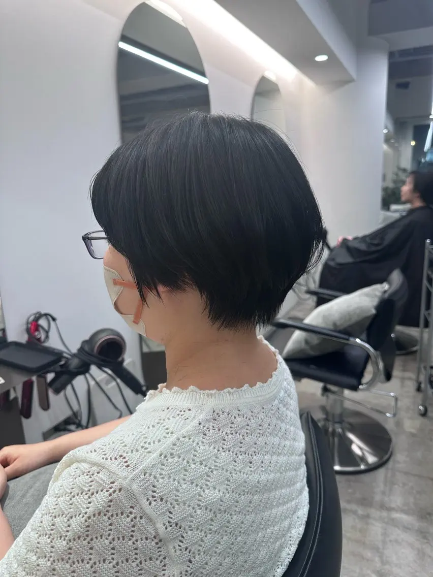 ショート 似合わせカット ショートヘア mio/【日本橋】 撮影モデルのヘアスタイル
