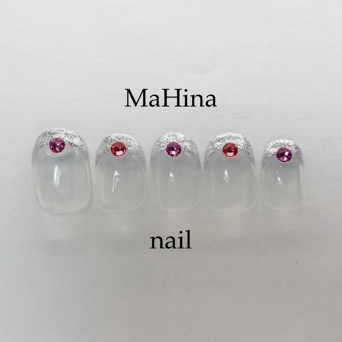 ネイル クリアネイル フットネイル フレンチネイル ジェルネイル ラメ(グリッター) ハンドネイル Le Vernis MaHina・まひなのネイルデザイン