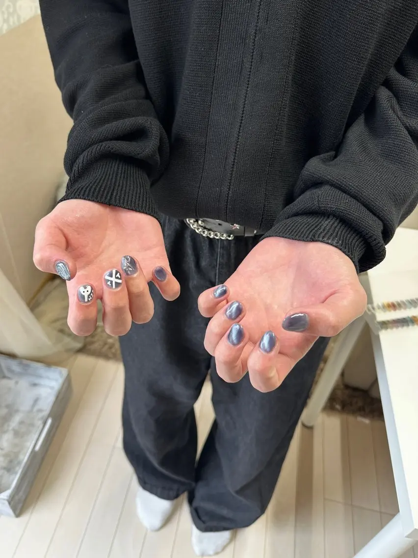 ネイル メンズネイル POLISH サナのネイルデザイン