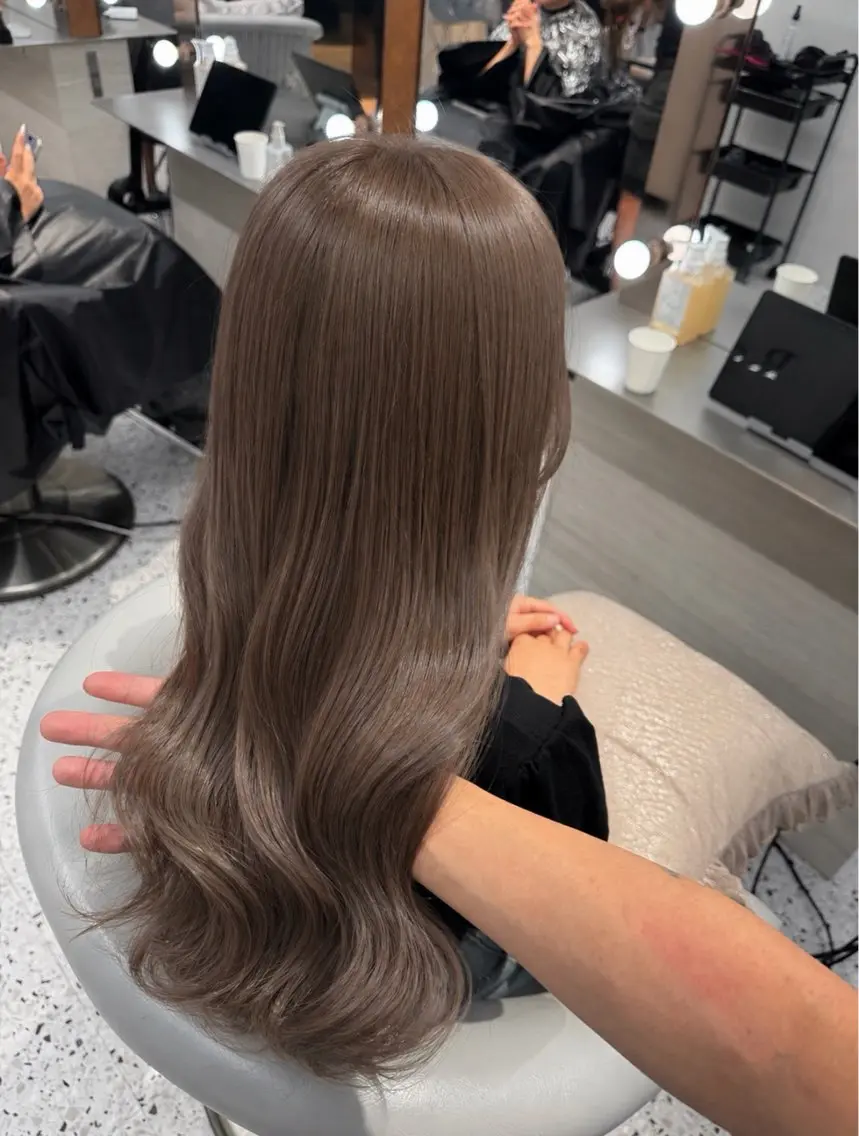 ロング カット ヘアカラー トリートメント 🤎透明感カラー/ suguru🤍のヘアスタイル