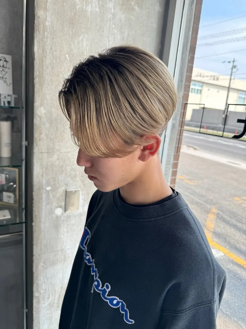 メンズ ミヤタ フミヤのヘアスタイル