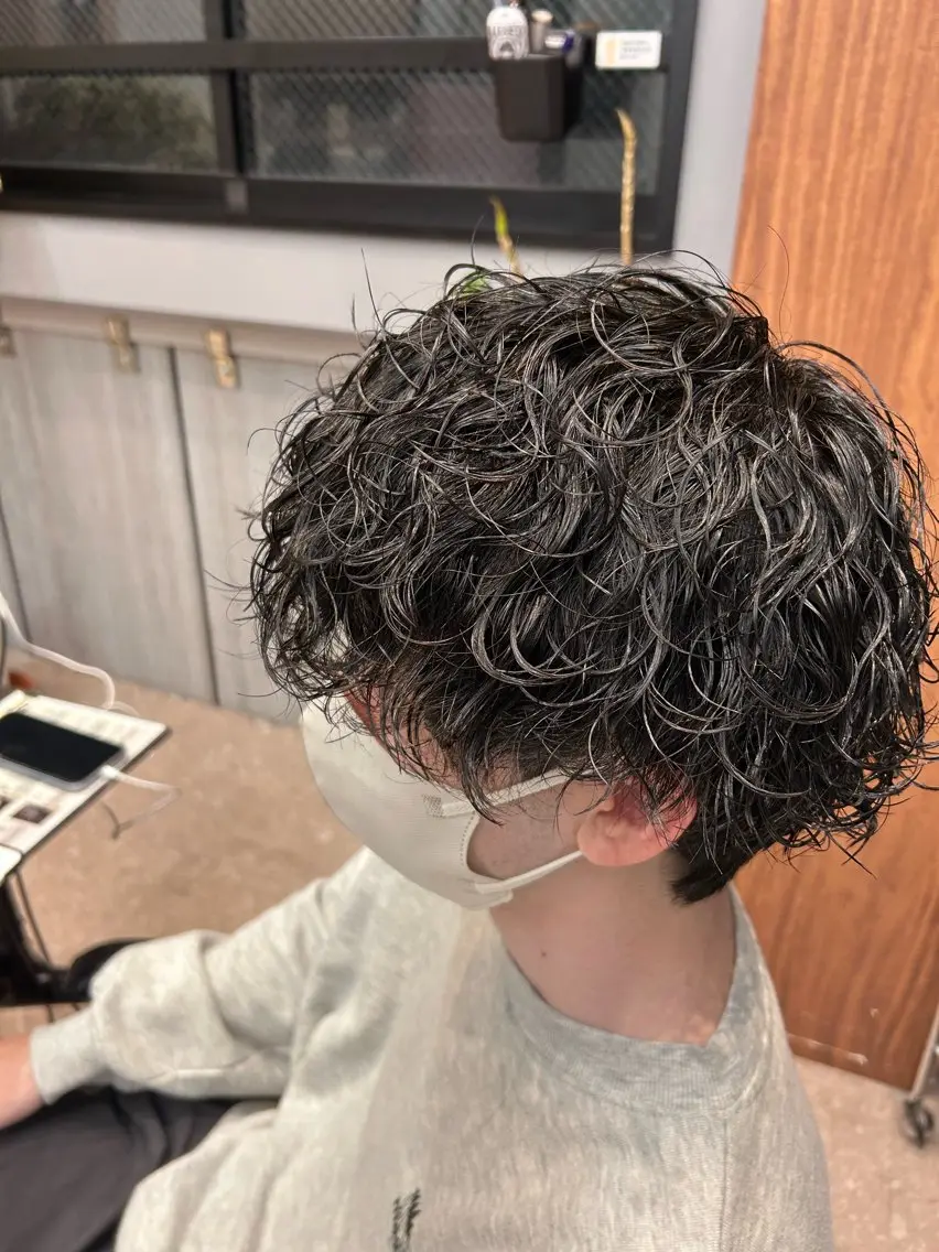 メンズ メンズパーマ 砂川 渉　elima byのヘアスタイル