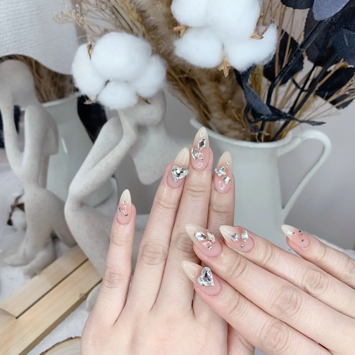 ネイル ハート ハンドネイル DG nailのネイルデザイン