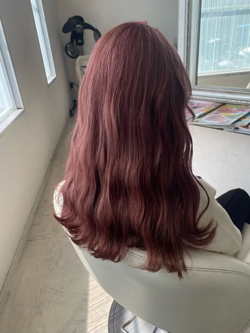 カラー ベージュカラー ピンクカラー ピンクベージュ 羽澤 亨威【髪質改善】のヘアスタイル