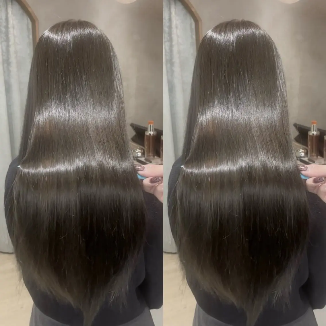 ロング カラー 韓国ヘア🧑‍🩰♡ 美髪矯正🦋RUIのヘアスタイル