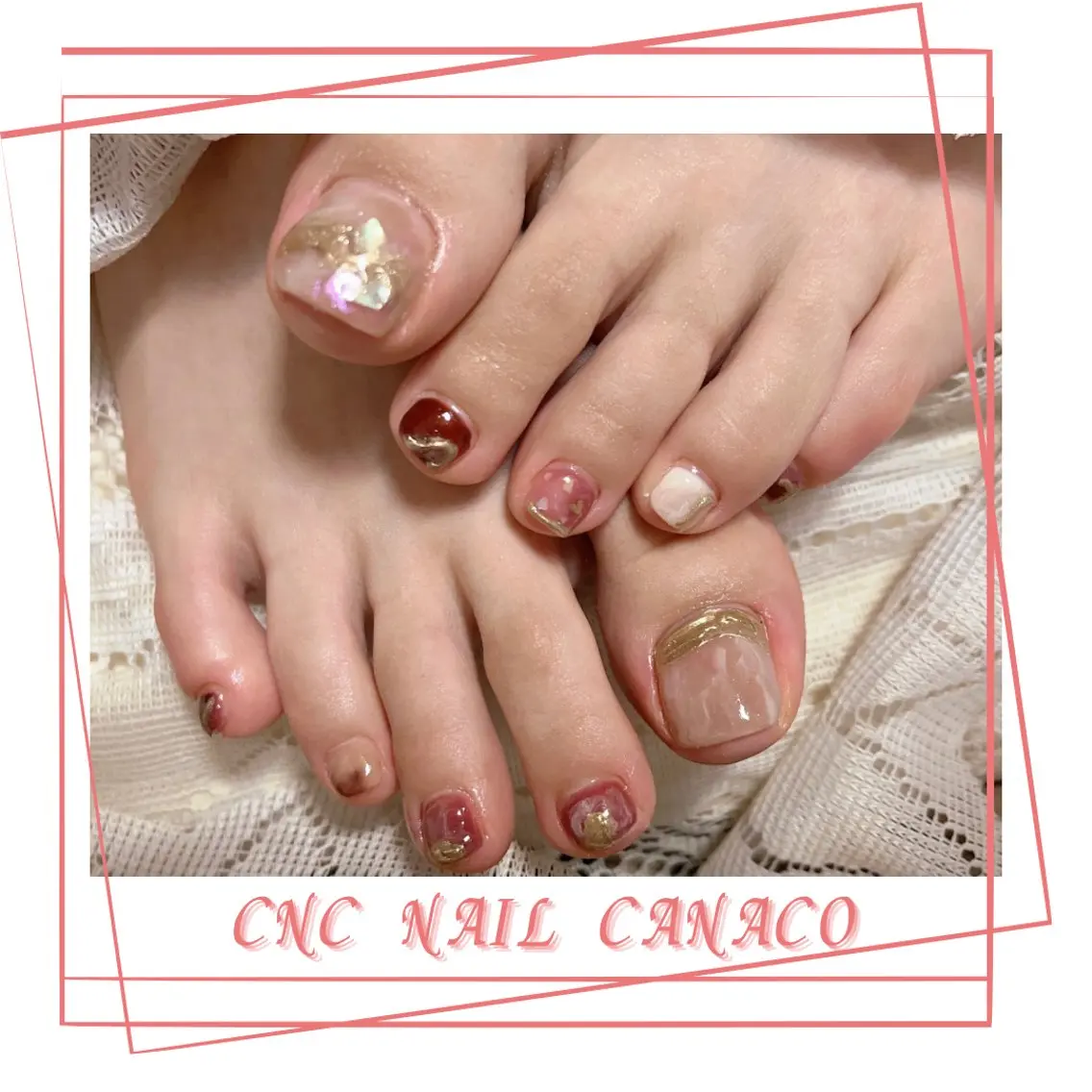 ネイル アートネイル フットネイル ジェルネイル メンズネイル 持ち込み ベテランネイル cnc nailのネイルデザイン