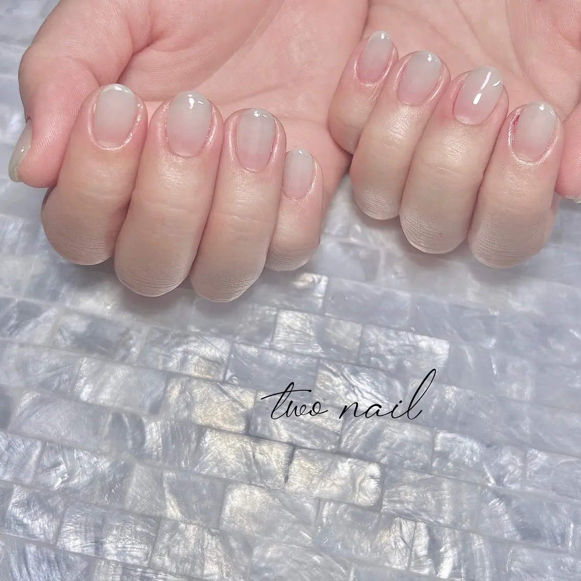 ネイル アートネイル フットネイル ハート ニュアンスネイル オフィスネイル ハンドネイル two nailのネイルデザイン