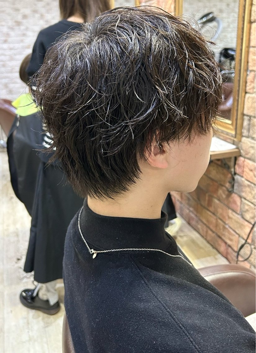 パーマ メンズ メンズパーマ カット パーマ 田中 元規のヘアスタイル
