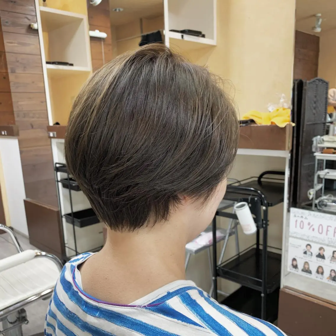 ショート カラー カット ヘアカラー トリートメント 似合わせ/前髪カット /店長 村上直也のヘアスタイル