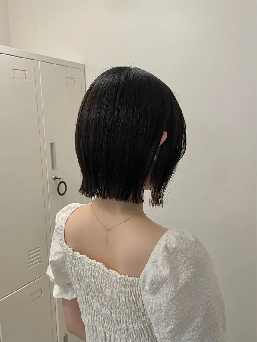 ショート ボブ 外ハネヘア パーマモデル/ 🌷内藤美乃🌷のヘアスタイル