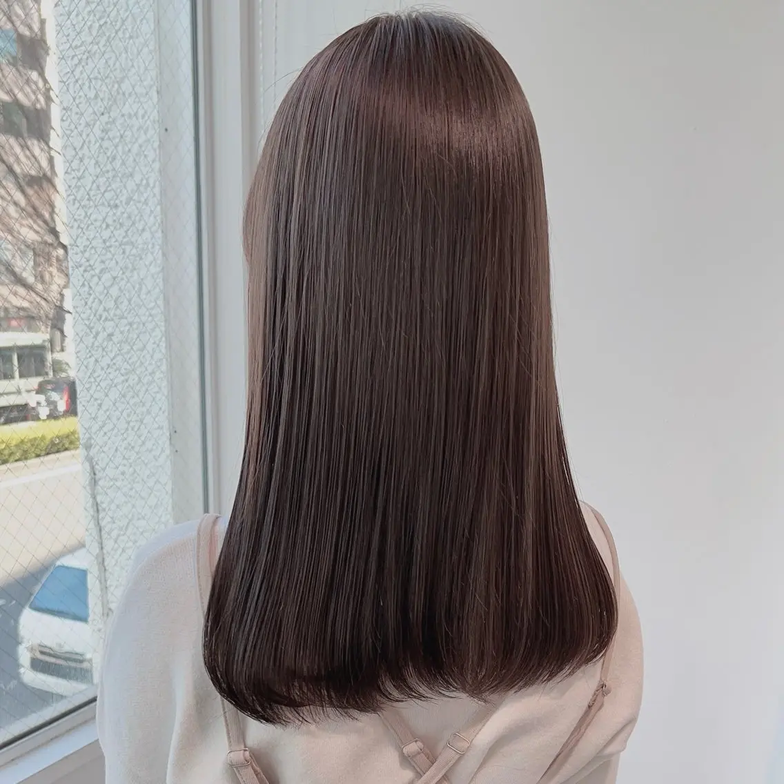 ロング カラー カット ヘアカラー トリートメント ヘッドスパ ヘアセット 𓏸レイヤー髪質改善 透けカラーカノン🫧のヘアスタイル