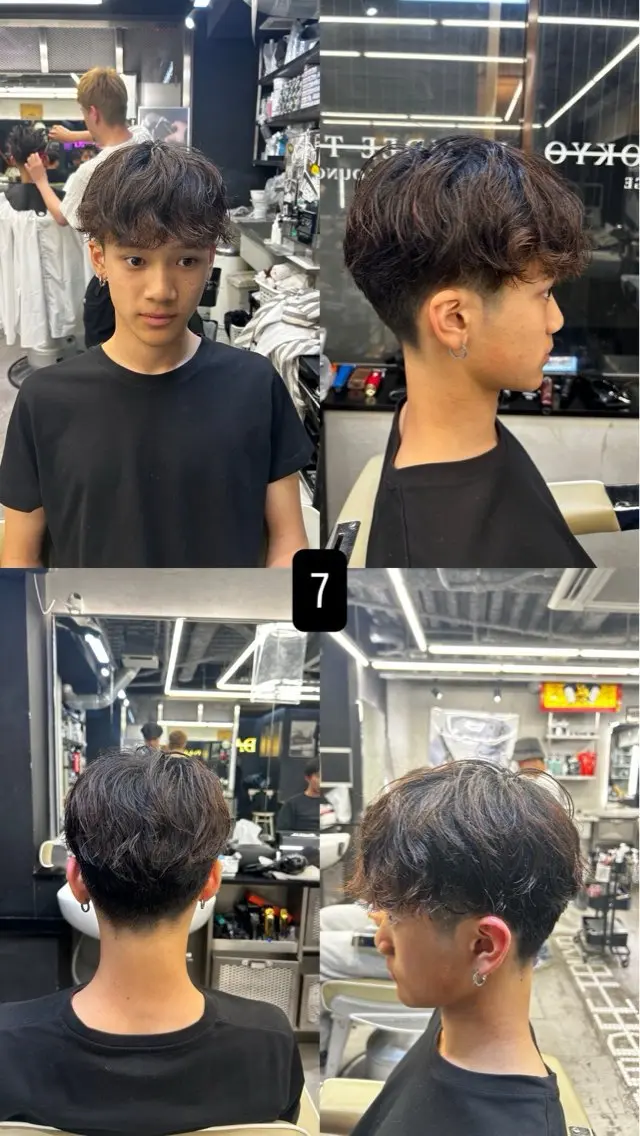 ミディアム 【メンズ特化】理容師 コウタロウのヘアスタイル