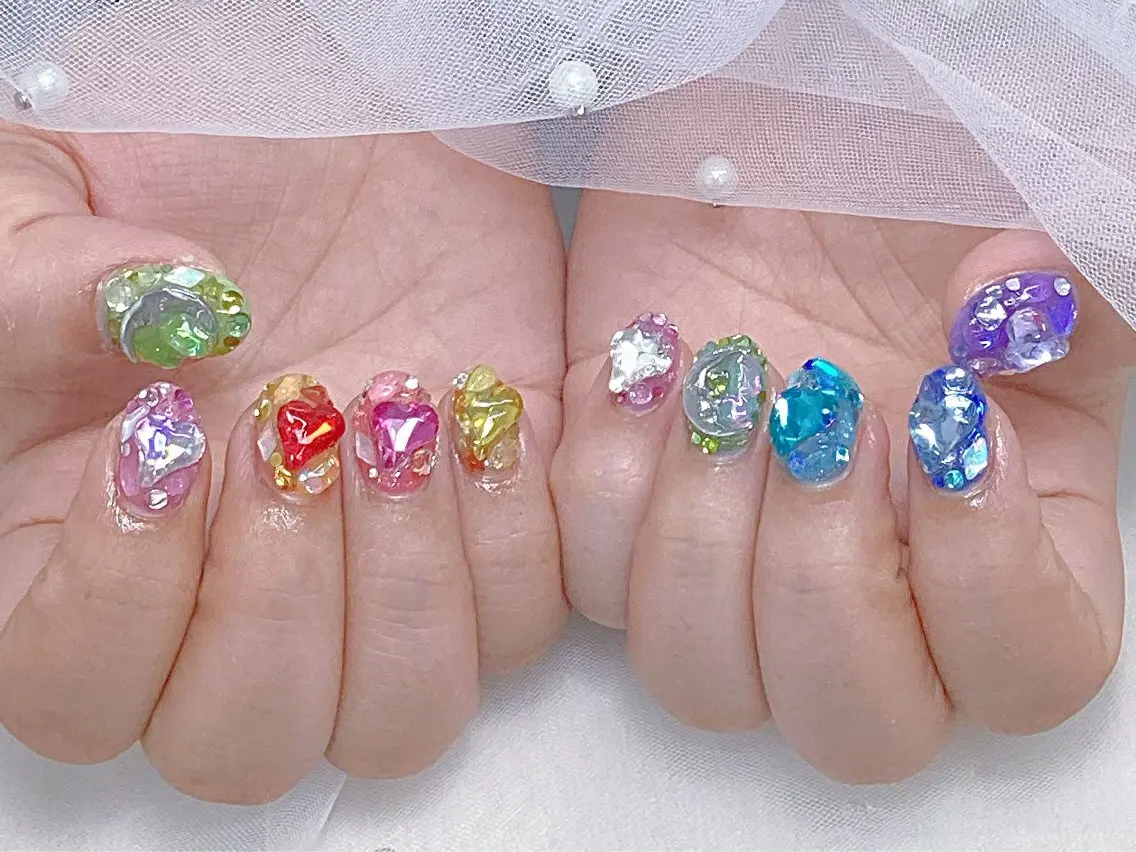 ネイル lucky nail 歌舞伎町のネイルデザイン