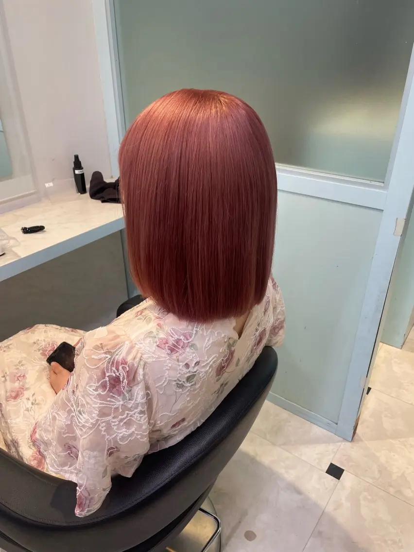 ショート カラー ヘアアレンジ 🎀 yuuka🎀のヘアスタイル